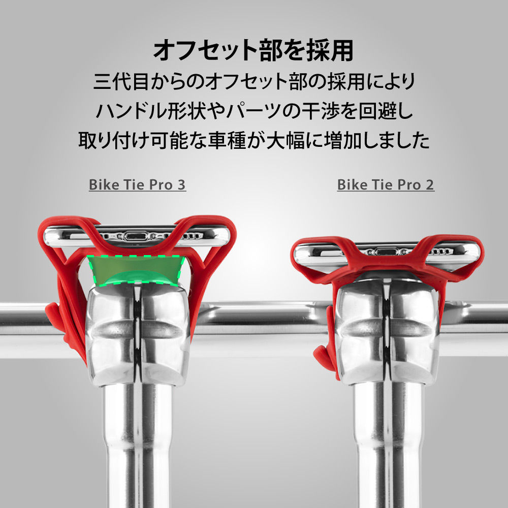 Bike Tie Pro 3 自転車用 スマホ ホルダー(3代目)