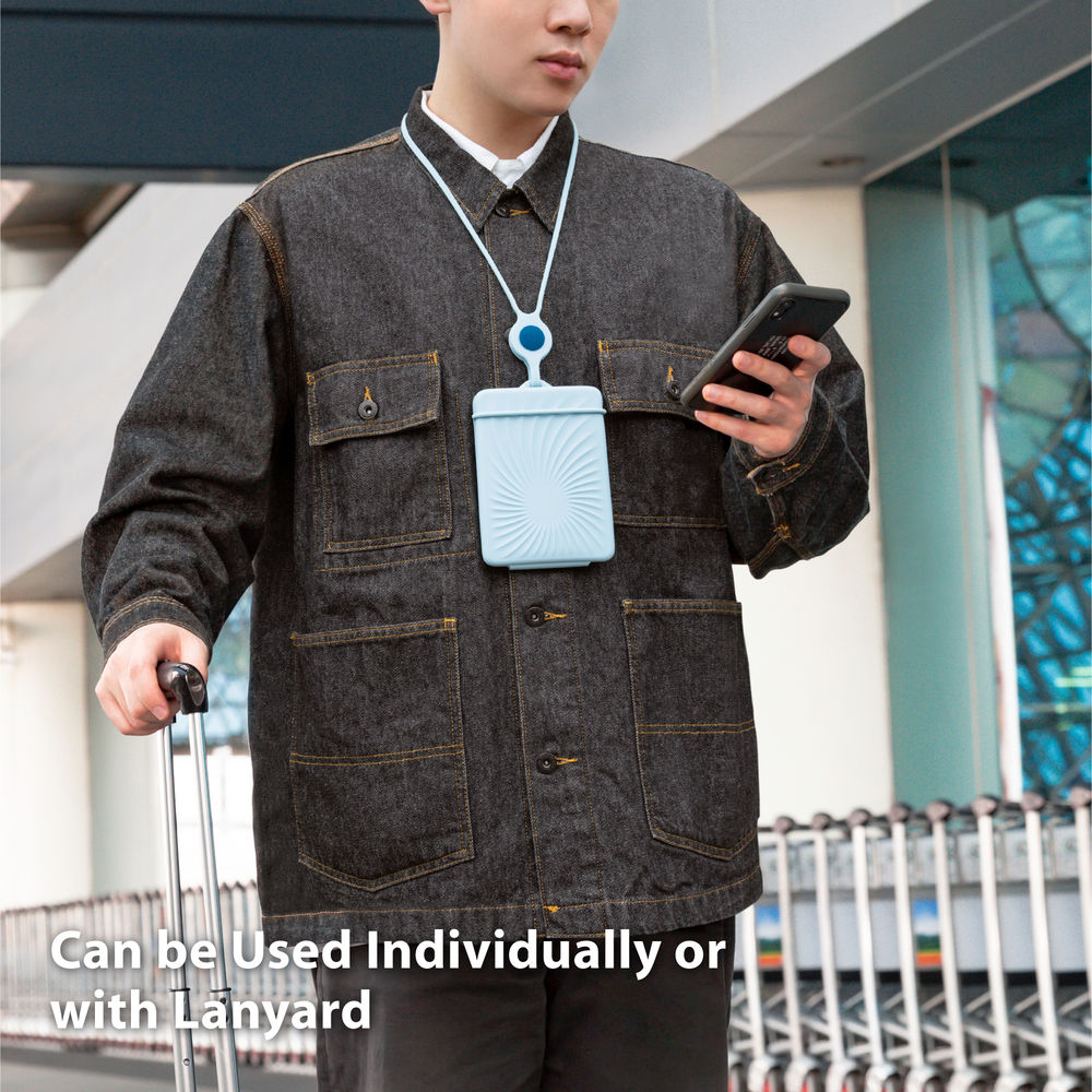 Lanyard Passport - Genuine Leather