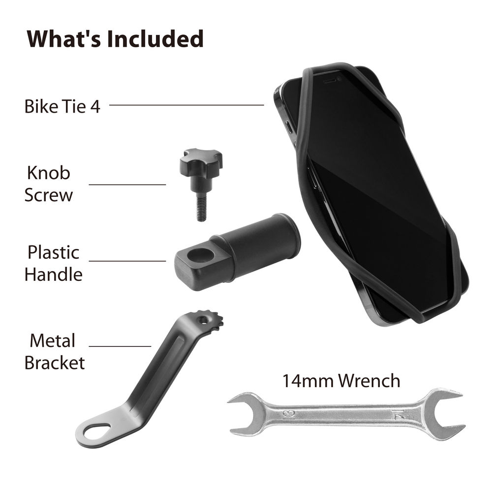 Motorcycle Phone Holder w/ Bike Tie 4