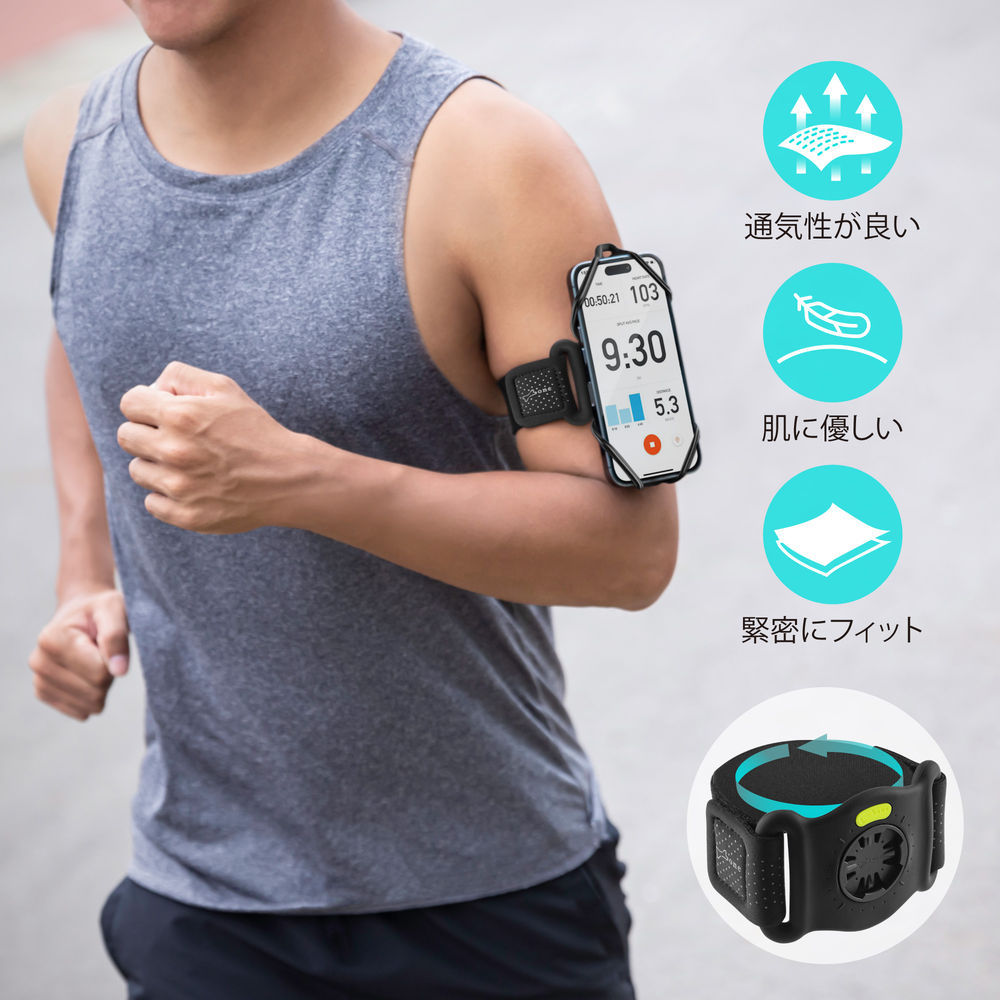 Run Tie Connect Kit 2 ランニング用マウント・スマホホルダーセット(2代目)