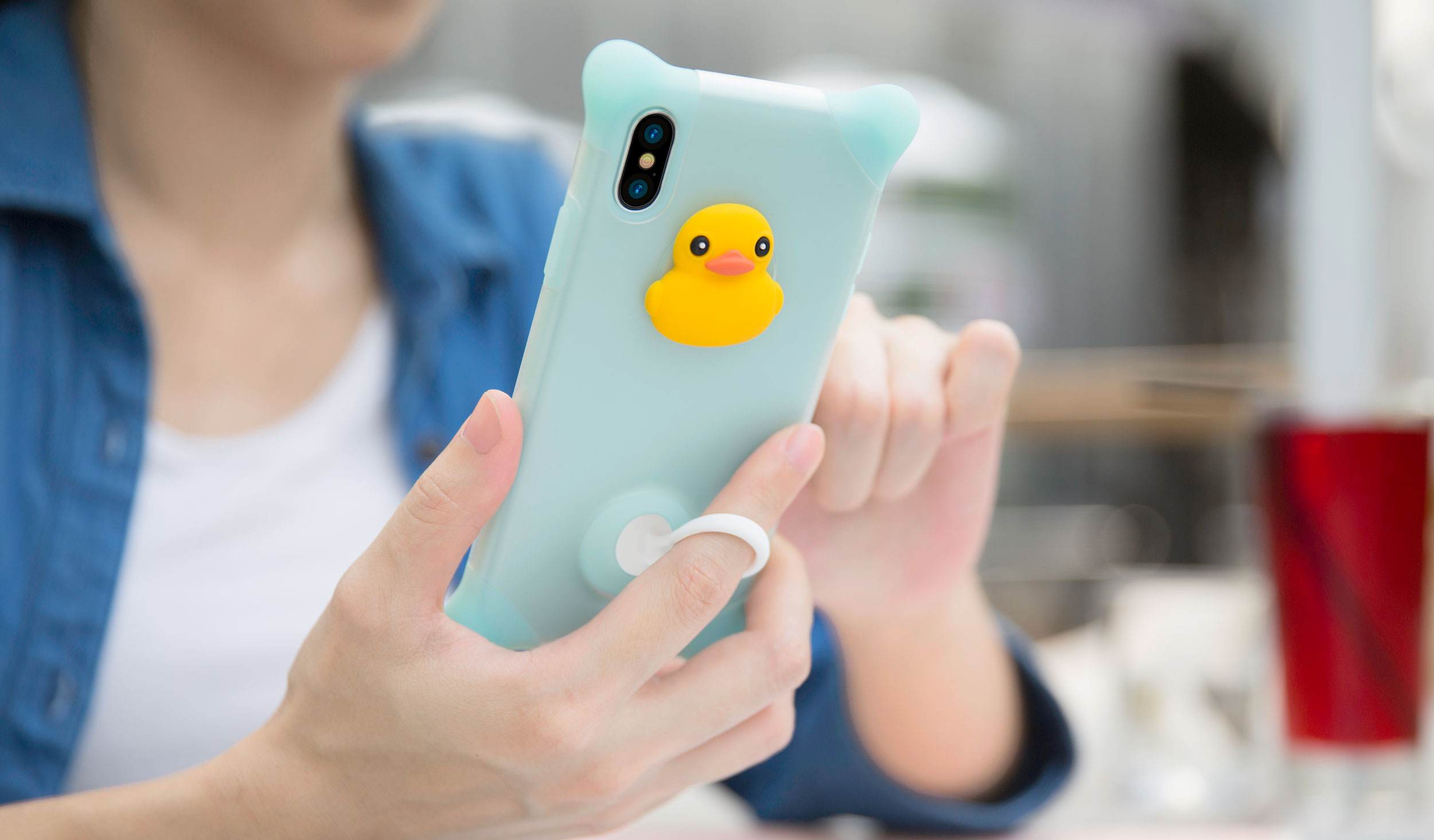 Phone X 泡泡保護套