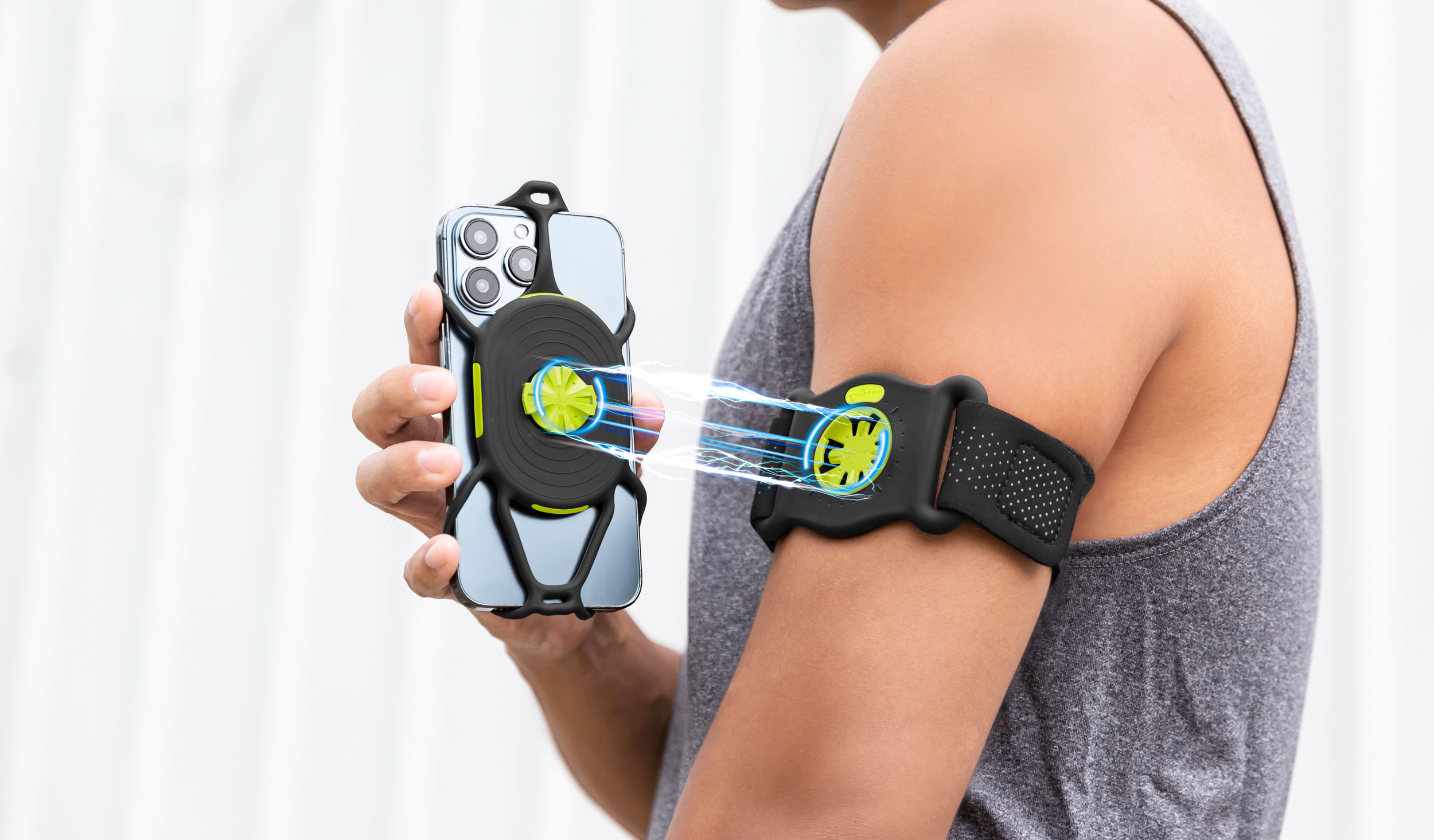 レインボーバンド首用 Run Tie Connect Kit 2 - Magnetic - Tie Connectシステム - スポーツ