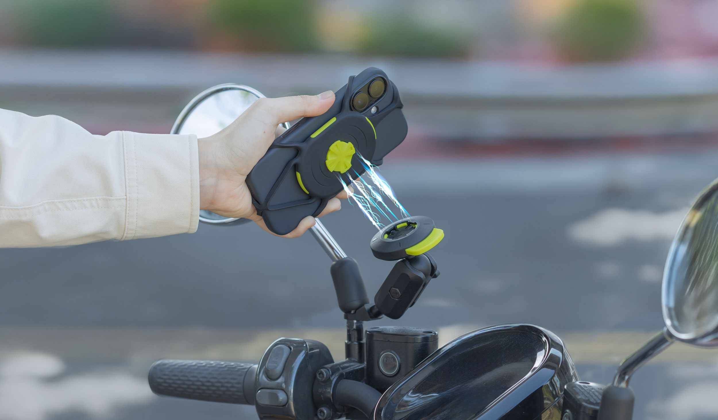 Moto Tie Connect Kit 3 - Mirror Stem