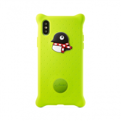 Phone XS 泡泡保护套 - 企鹅小丸
