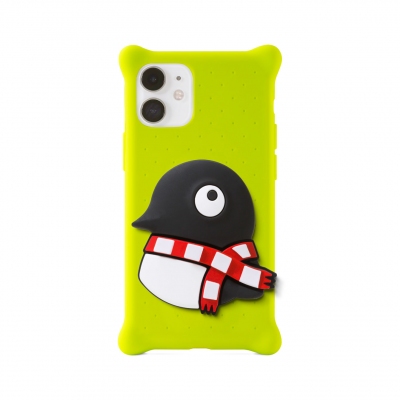 iPhone 12 Mini チャームスマホ ケース-まるペンギン