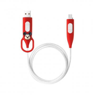 4-in-1 Charging Cable - Mickey Mouse