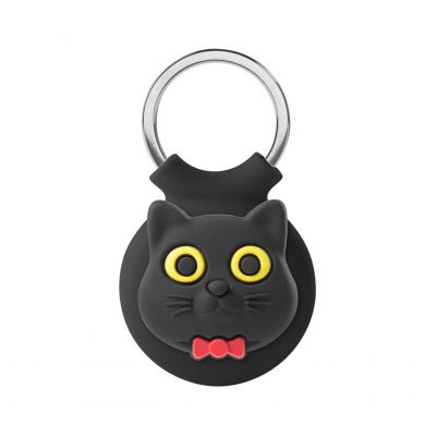 AirTag Charm Keychain - Miao Cat